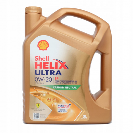 Масло моторное Shell Helix Ultra SP 0W-20 5 л SHELL SHELL0W20HELIXULTRASP5