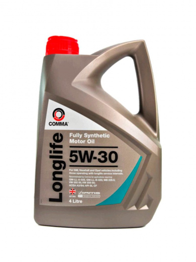 Масло моторное Comma Комма LONGLIFE 5W-30 4л GML4L Comma GML4L