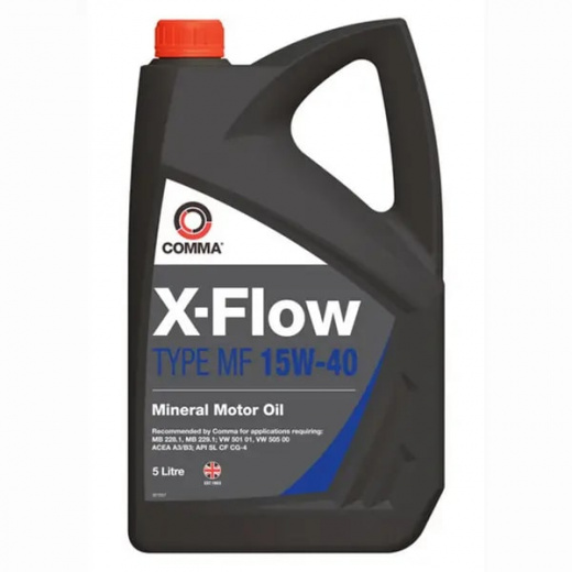 Масло моторное Comma Комма X-Flow Type MF 15W-40 5л XFMF5L Comma XFMF5L