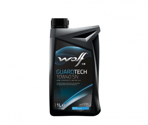 Масло моторное Wolf Вольф GuardTech SN 10W-40 1л 161271 WOLF 161271