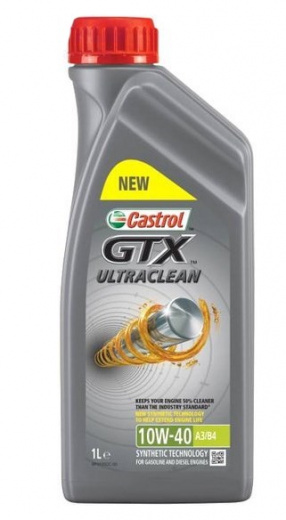 Масло моторное Castrol Кастрол GTX Ultraclean 10W-40 A3/B4 1 л CASTROL CASTROL10W40GTXULTRACLEANA3B41