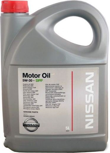 Масло моторное Nissan DPF 5W-30 C4 SL/CF 5 л NISSAN KE90090043