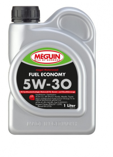 Моторное масло Meguin MEGOL FUEL ECONOMY 5W-30 1л MEGUIN 9440