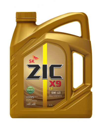Масло моторное Zic Зик X9 LS Diesel 5W-40 4 л 162609 ZIC 162609