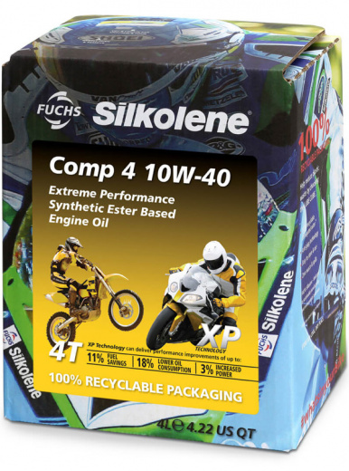 Масло моторное Fuchs Silkolene Comp 4 10W-40 XP 4 л 600985295 FUCHS 600985295