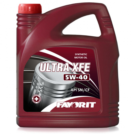 Масло моторное Favorit Ultra XFE 5W-40 57202 4 л FAVORIT 57202