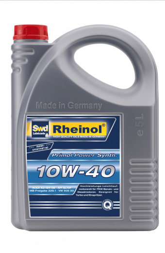 Масло моторное SWD Rheinol Primol Power Synth. 10W-40 5 л SWD RHEINOL 31345570