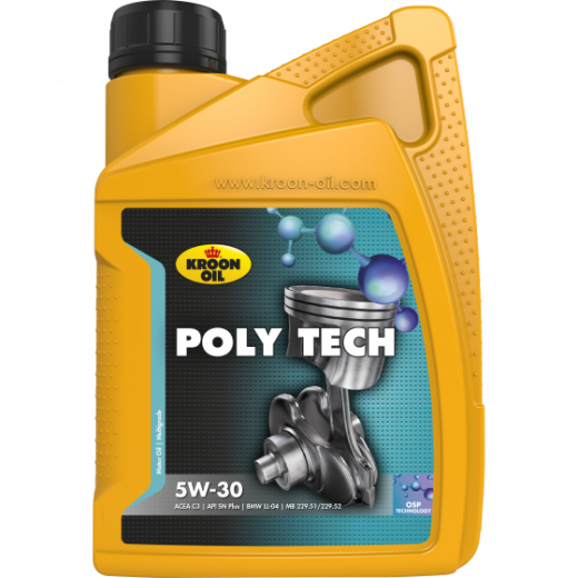Масло моторное Kroon-Oil Poly Tech 5W-30 1л 32578 Kroon-Oil 32578