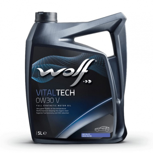 Масло моторное Wolf Вольф VitalTech V 0W-30 221055 5 л WOLF 221055