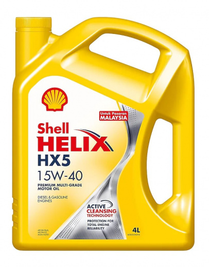 Масло моторное Shell Helix Diesel HX5 15W-40, 4л SHELL HX515W404L