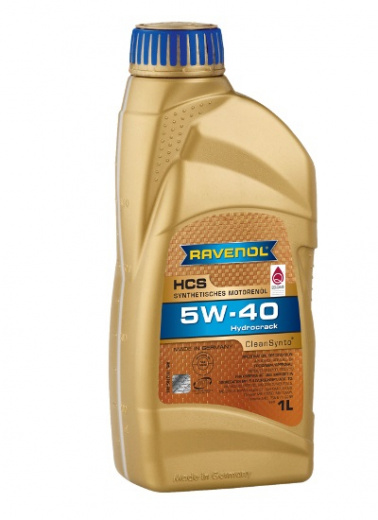 Моторное масло RAVENOL 4014835723917 HCS 5W-40 1л RAVENOL 4014835723917