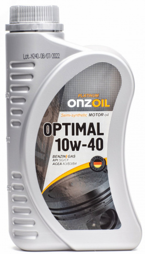 Масло моторное Onzoil Optimal SG/CF 10W-40 0.9л Onzoil ONZOILSAE10W40OptimalSGCF09L