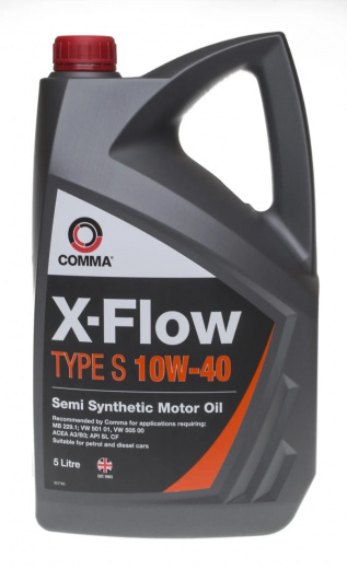 Масло моторное Comma Комма X-Flow Type S 10W-40 5л XFS5L Comma XFS5L