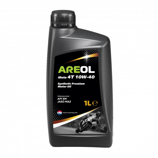 Масло моторное Areol Moto 4T 10W-40 1 л 10W40AR122 AREOL 10W40AR122