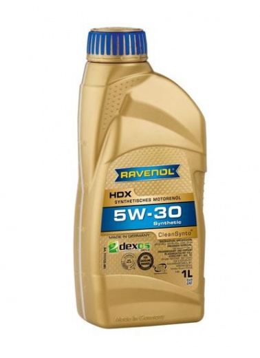 Моторное масло RAVENOL 4014835858541 HDX 5W-30 1л RAVENOL 4014835858541