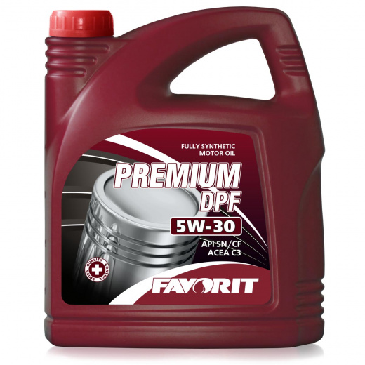 Масло моторное Favorit Premium DPF 5W-30 57545 5 л FAVORIT 57545