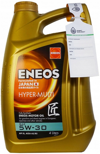 Масло моторное Eneos Hyper Multi 5W-30 4 л ENEOS EU0033301N