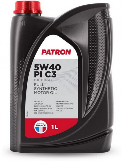 Масло моторное Patron Original PI C3 5W-40 1л PATRON 5W40PIC31LORIGINAL
