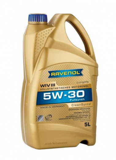Моторное масло RAVENOL 4014835723153 WIV III 5W-30 5л RAVENOL 4014835723153