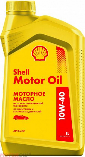 Масло моторное Shell Motor Oil 10W-40 1 л 550051069 SHELL 550051069