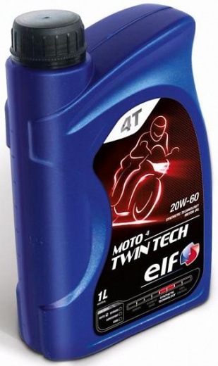 Масло моторное Elf Эльф Moto 4 Twin Tech 20W-60 1 л ELF 194951