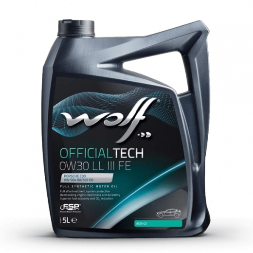 Масло моторное Wolf Вольф OfficialTech LL III FE 0W-30 656205 5 л WOLF 656205