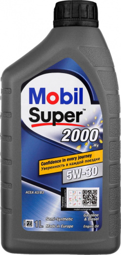 Масло моторное Mobil Мобил Super 2000 X1 5W-30 1 л MOBIL 155184