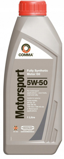 Масло моторное Comma Комма Motorsport 5W-50 1 л MS1L Comma MS1L