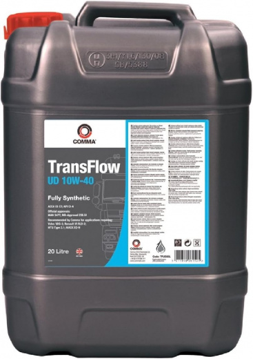 Масло моторное Comma Комма TransFlow UD 10W-40 20л TFUD20L Comma TFUD20L