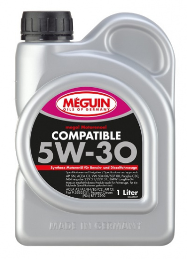 Моторное масло Meguin MEGOL COMPATIBLE 5W-30 1л MEGUIN 6561