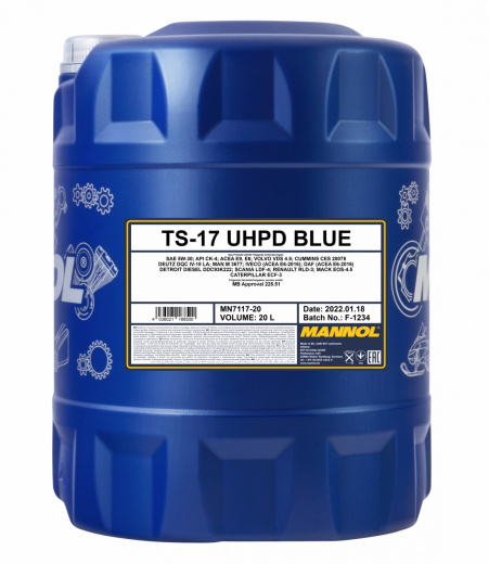 Масло моторное Mannol TS-17 UHPD Blue 5W-30 20 л MANNOL 56706