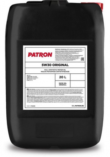 Масло моторное Patron Original SN 5W-30 20л PATRON 5W3020LORIGINAL