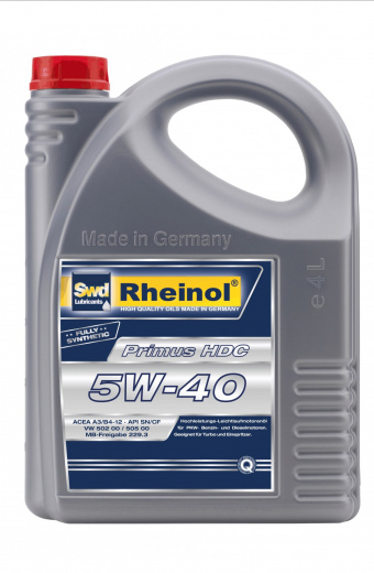 Масло моторное SWD Rheinol Primus HDC 5W-40 4 л SWD RHEINOL 31167470