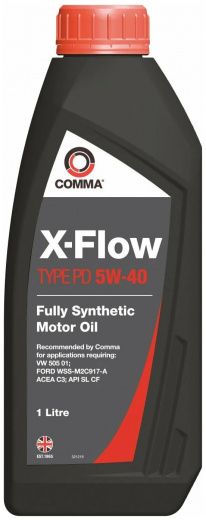 Масло моторное Comma Комма X-FLOW TYPE PD 5W-40 1л XFPD1L Comma XFPD1L