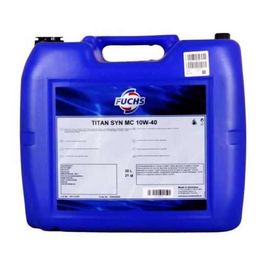 Масло моторное Fuchs TITAN SYN MC 10W-40 20л 601001765 Fuchs 601001765