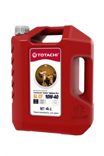Масло моторное Totachi Niro Optima Pro Semi-Synthetic SL/CF 10W-40 4 л TOTACHI 1C404